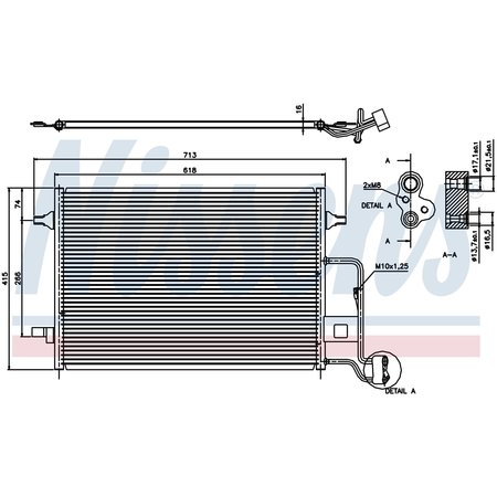 NISSEN Nissens Condenser, 94592 94592